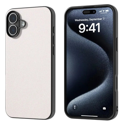 For iPhone 16 Case Glitter Design PU+PC+TPU Protective Phone Cover