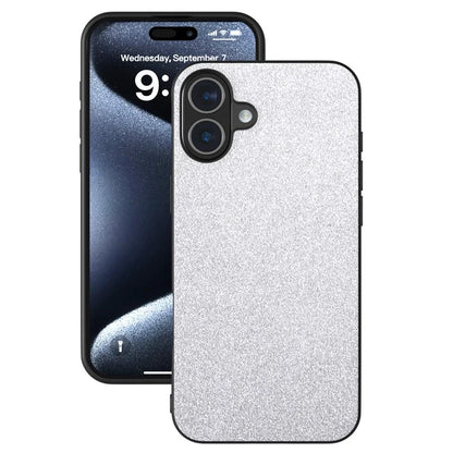For iPhone 16 Case Glitter Design PU+PC+TPU Protective Phone Cover