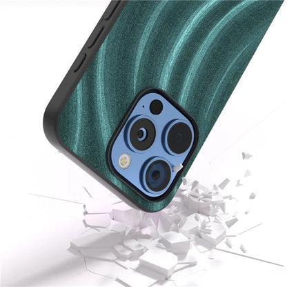 For iPhone 16 Pro Max Case Milky Way Pattern PU+PC+TPU Shockproof Phone Cover