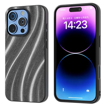 For iPhone 16 Pro Max Case Milky Way Pattern PU+PC+TPU Shockproof Phone Cover