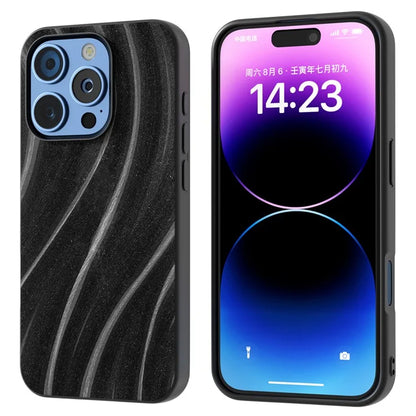 For iPhone 16 Pro Max Case Milky Way Pattern PU+PC+TPU Shockproof Phone Cover