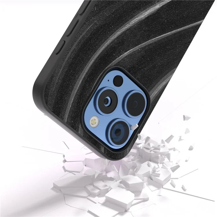 For iPhone 16 Pro Max Case Milky Way Pattern PU+PC+TPU Shockproof Phone Cover