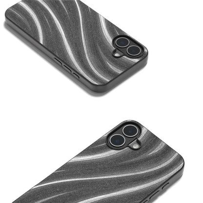 For iPhone 16 Plus Case Milky Way Pattern PU+PC+TPU Shockproof Phone Cover