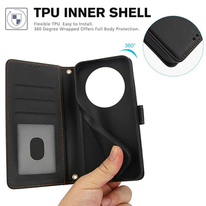 SY-003 For Realme 12 4G / 12+ 5G / Narzo 70 5G / Narzo 70 Pro 5G / P1 5G Case PU Leather Phone Wallet Cover with Hand Strap