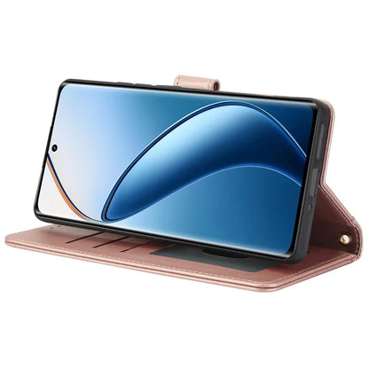 SY-003 For Realme 12 4G / 12+ 5G / Narzo 70 5G / Narzo 70 Pro 5G / P1 5G Case PU Leather Phone Wallet Cover with Hand Strap