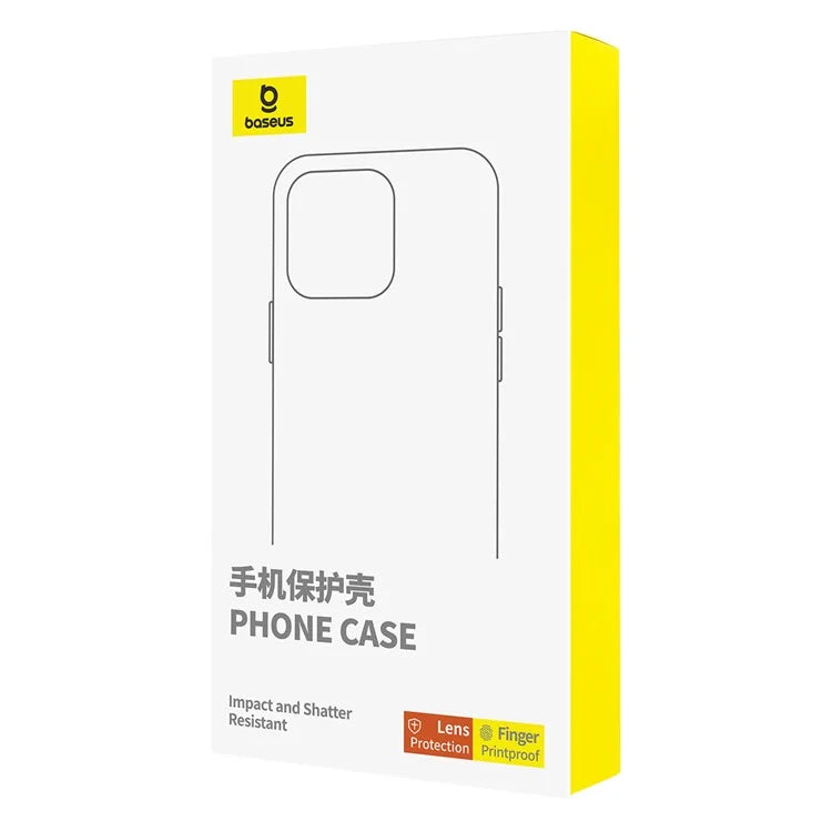 BASEUS Smart Ring Series For iPhone 16 Case Compatible with MagSafe PC+TPU Phone Cover with Kickstand - Black