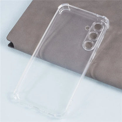 For Samsung Galaxy M55 5G Phone Case Enhanced Four Corner Clear TPU Cover
