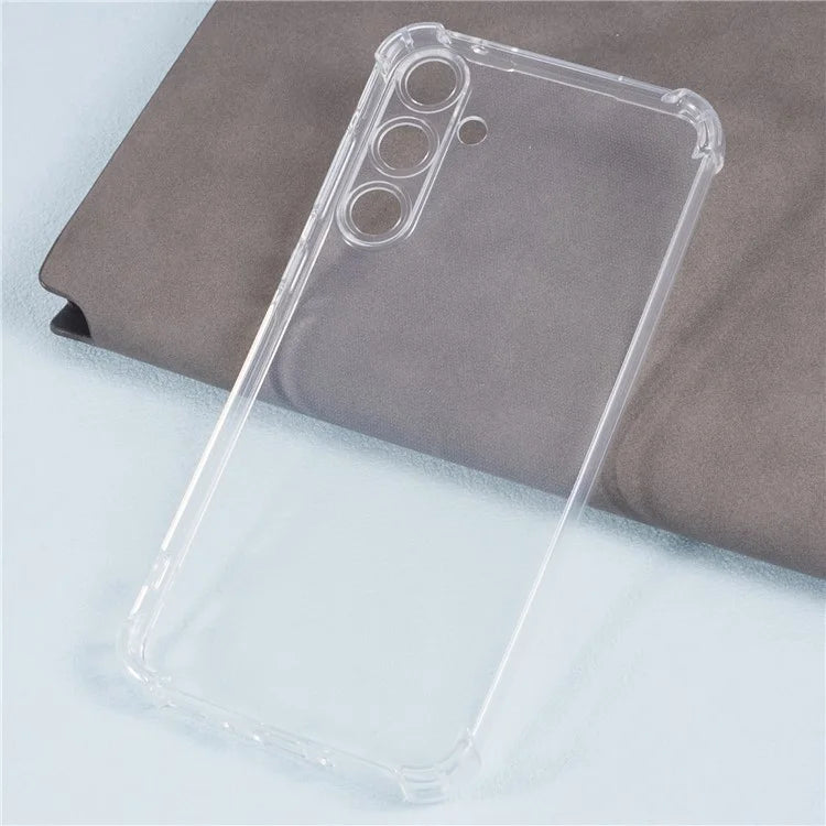 For Samsung Galaxy M55 5G Phone Case Enhanced Four Corner Clear TPU Cover