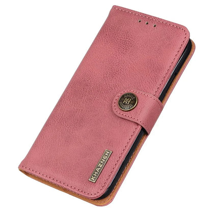 KHAZNEH For iPhone SE (2024) Wallet Case Cowhide Texture Leather Flip Phone Cover