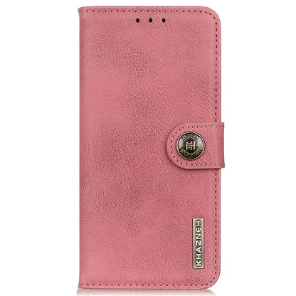 KHAZNEH For iPhone SE (2024) Wallet Case Cowhide Texture Leather Flip Phone Cover