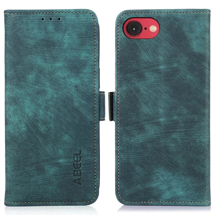ABEEL For iPhone SE (2024) Case Retro Leather Phone Cover Wallet Stand View