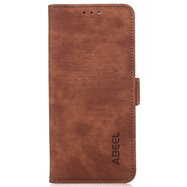 ABEEL For iPhone SE (2024) Case Retro Leather Phone Cover Wallet Stand View