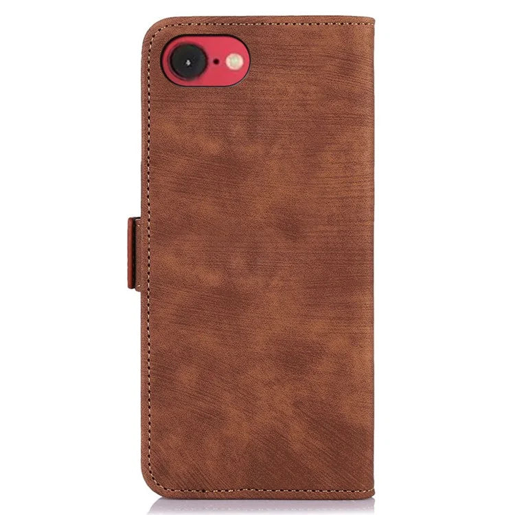 ABEEL For iPhone SE (2024) Case Retro Leather Phone Cover Wallet Stand View