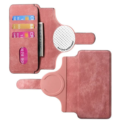 CASENEO MW-03S Magnetic Detachable Phone Cover for 6.7 inch Phone Retro Leather Wallet Stand