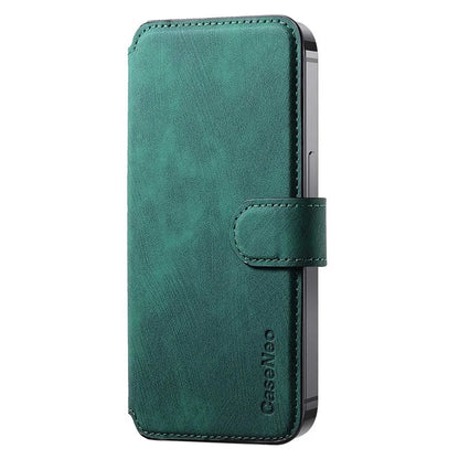 CASENEO MW-03S Magnetic Detachable Phone Cover for 6.7 inch Phone Retro Leather Wallet Stand