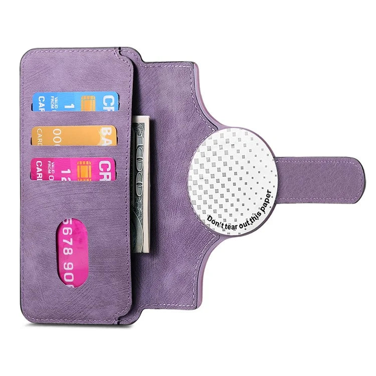 CASENEO MW-03S Magnetic Detachable Phone Cover for 6.7 inch Phone Retro Leather Wallet Stand