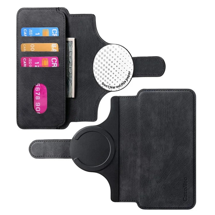 CASENEO MW-03S Magnetic Detachable Phone Cover for 6.7 inch Phone Retro Leather Wallet Stand
