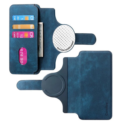 CASENEO MW-03S Magnetic Detachable Phone Cover for 6.9 inch Phone Retro Leather Wallet Stand