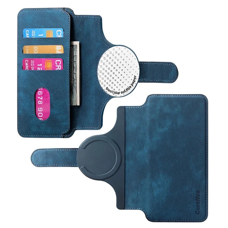 CASENEO MW-03S Magnetic Detachable Phone Cover for 6.4 inch Phone Retro Leather Wallet Stand