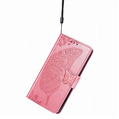 For Motorola Moto G Play (2024) 4G Case PU Leather Wallet Phone Cover Butterfly Pattern