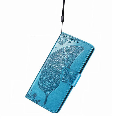 For Motorola Moto G Play (2024) 4G Case PU Leather Wallet Phone Cover Butterfly Pattern