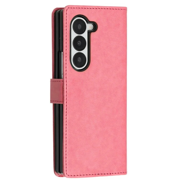For Samsung Galaxy Z Fold6 5G Case PU Leather Phone Wallet Cover