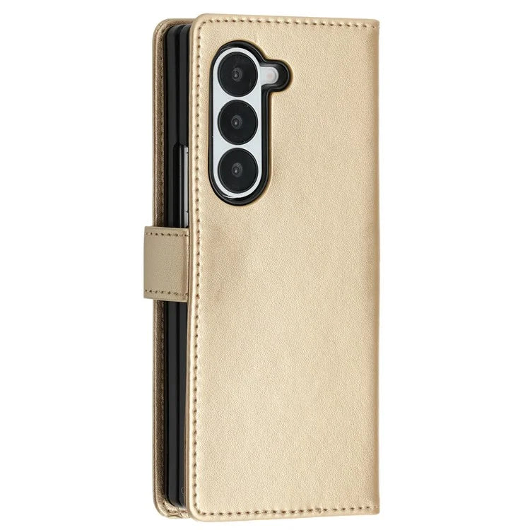 For Samsung Galaxy Z Fold6 5G Case PU Leather Phone Wallet Cover