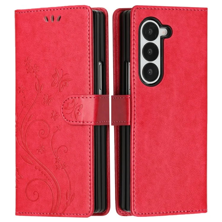 For Samsung Galaxy Z Fold6 5G Case PU Leather Phone Wallet Cover