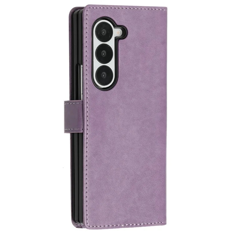 For Samsung Galaxy Z Fold6 5G Case PU Leather Phone Wallet Cover