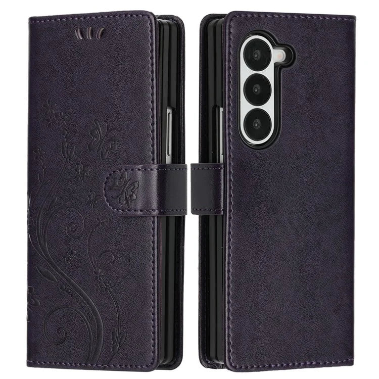 For Samsung Galaxy Z Fold6 5G Case PU Leather Phone Wallet Cover