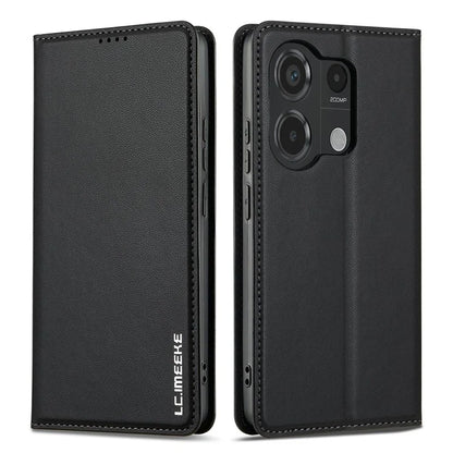 LC.IMEEKE L1 Series for Xiaomi Poco M6 Pro 4G / Redmi Note 13 Pro 4G Case PU Leather Wallet Stand Phone Cover