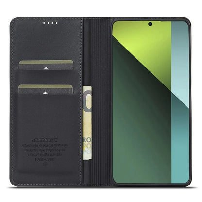 LC.IMEEKE L1 Series for Xiaomi Poco M6 Pro 4G / Redmi Note 13 Pro 4G Case PU Leather Wallet Stand Phone Cover