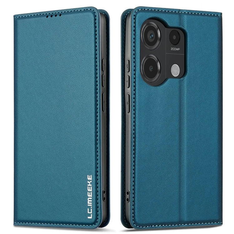 LC.IMEEKE L1 Series for Xiaomi Poco M6 Pro 4G / Redmi Note 13 Pro 4G Case PU Leather Wallet Stand Phone Cover
