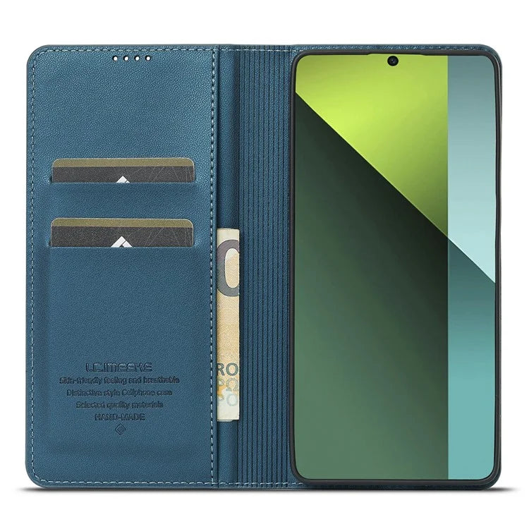 LC.IMEEKE L1 Series for Xiaomi Poco M6 Pro 4G / Redmi Note 13 Pro 4G Case PU Leather Wallet Stand Phone Cover