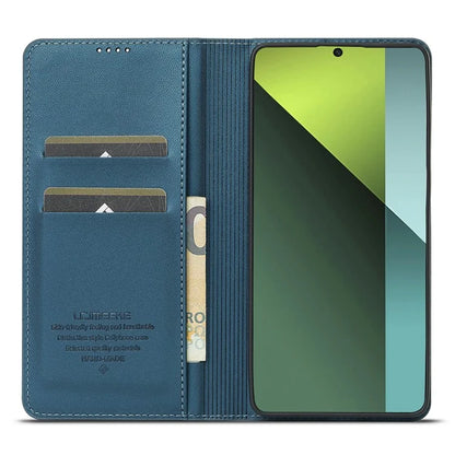 LC.IMEEKE L1 Series for Xiaomi Poco M6 Pro 4G / Redmi Note 13 Pro 4G Case PU Leather Wallet Stand Phone Cover