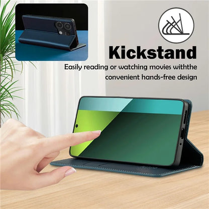 LC.IMEEKE L1 Series for Xiaomi Poco M6 Pro 4G / Redmi Note 13 Pro 4G Case PU Leather Wallet Stand Phone Cover