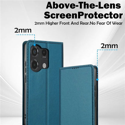 LC.IMEEKE L1 Series for Xiaomi Poco M6 Pro 4G / Redmi Note 13 Pro 4G Case PU Leather Wallet Stand Phone Cover