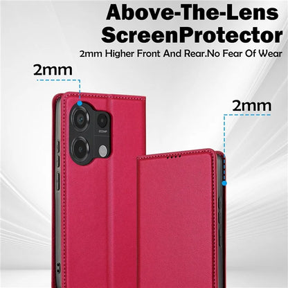 LC.IMEEKE L1 Series for Xiaomi Poco M6 Pro 4G / Redmi Note 13 Pro 4G Case PU Leather Wallet Stand Phone Cover