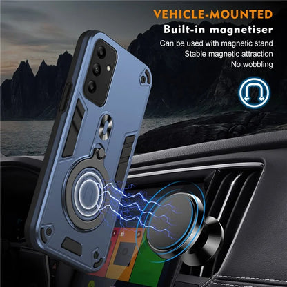 For Samsung Galaxy A05s 4G Case Rotatable Kickstand PC+TPU Drop Protection Phone Cover