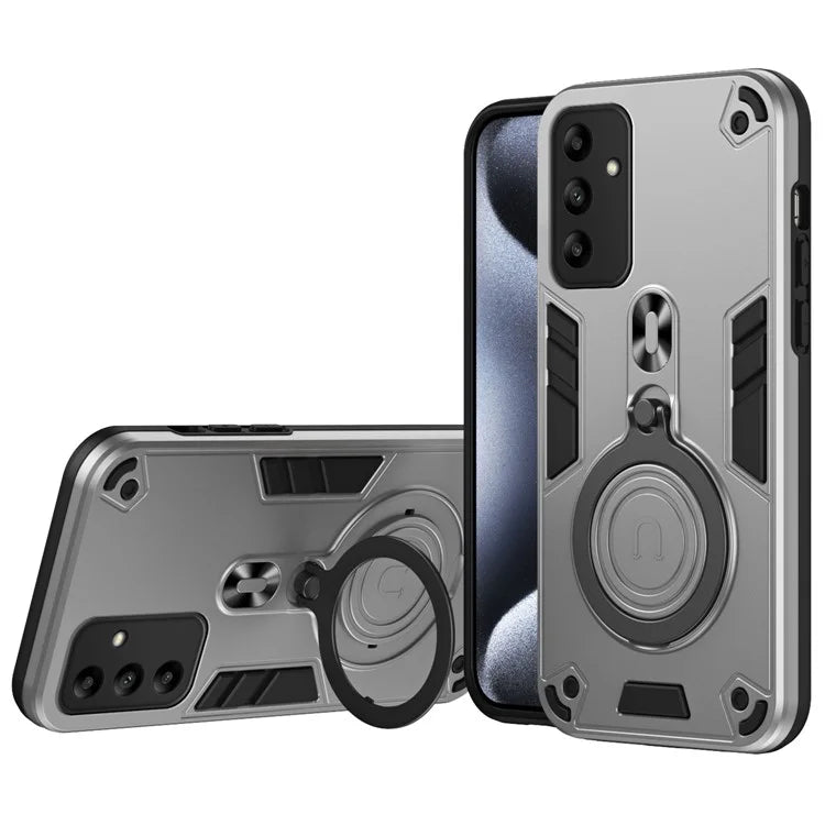 For Samsung Galaxy A05s 4G Case Rotatable Kickstand PC+TPU Drop Protection Phone Cover