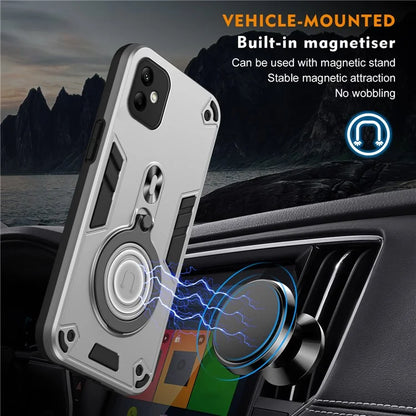 For Samsung Galaxy A05 4G Case Rotatable Kickstand PC+TPU Drop Protection Phone Cover