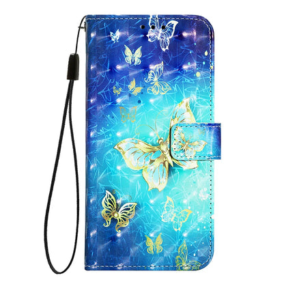 For Samsung Galaxy A06 Leather Case YB Pattern Printing Leather Series-2 Pattern Printing Wallet Stand Cover
