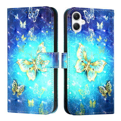 For Samsung Galaxy A06 Leather Case YB Pattern Printing Leather Series-2 Pattern Printing Wallet Stand Cover