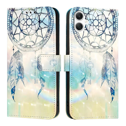 For Samsung Galaxy A06 Leather Case YB Pattern Printing Leather Series-2 Pattern Printing Wallet Stand Cover