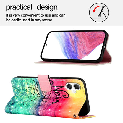 For Samsung Galaxy A06 Leather Case YB Pattern Printing Leather Series-2 Pattern Printing Wallet Stand Cover
