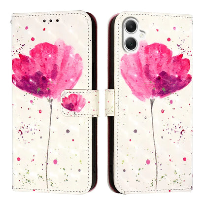 For Samsung Galaxy A06 Leather Case YB Pattern Printing Leather Series-2 Pattern Printing Wallet Stand Cover