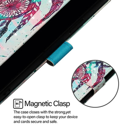 For Samsung Galaxy A06 Leather Case YB Pattern Printing Leather Series-2 Pattern Printing Wallet Stand Cover