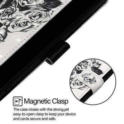 For Samsung Galaxy A06 Leather Case YB Pattern Printing Leather Series-2 Pattern Printing Wallet Stand Cover