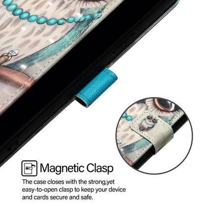 For Samsung Galaxy A06 Leather Case YB Pattern Printing Leather Series-2 Pattern Printing Wallet Stand Cover