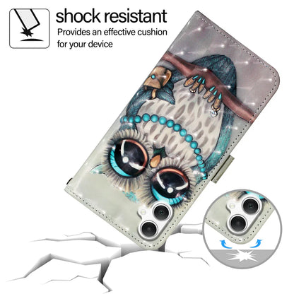 For Samsung Galaxy A06 Leather Case YB Pattern Printing Leather Series-2 Pattern Printing Wallet Stand Cover
